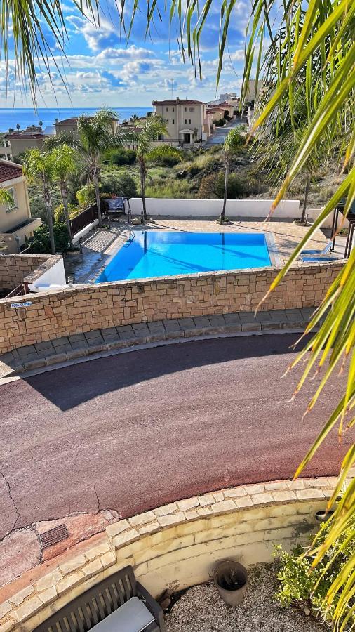 Melanos Sea View Apartment Paphos Kültér fotó